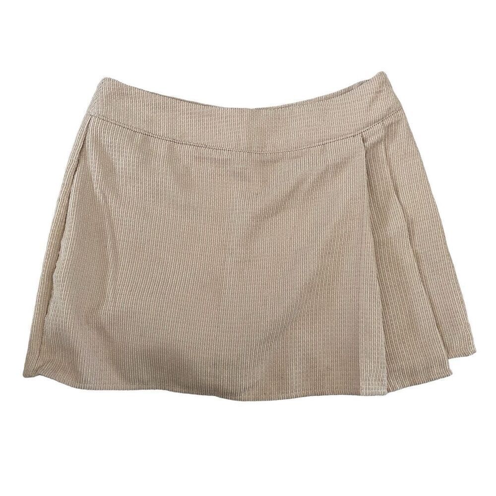 She + Sky Corduroy Pleated Mini Skort Sz Small Summer Everyday Beach